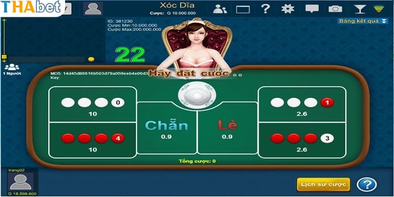 Kinh nghiệm cách chơi chẵn lẻ xóc đĩa tại THABET